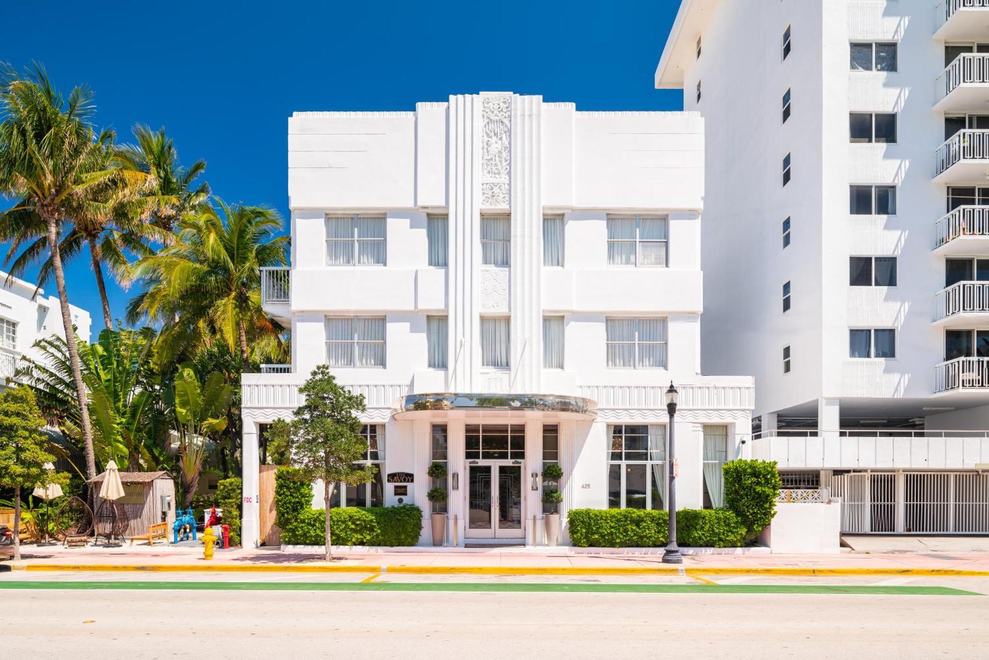 The Savoy Hotel & Beach Club Miami Beach Exterior foto